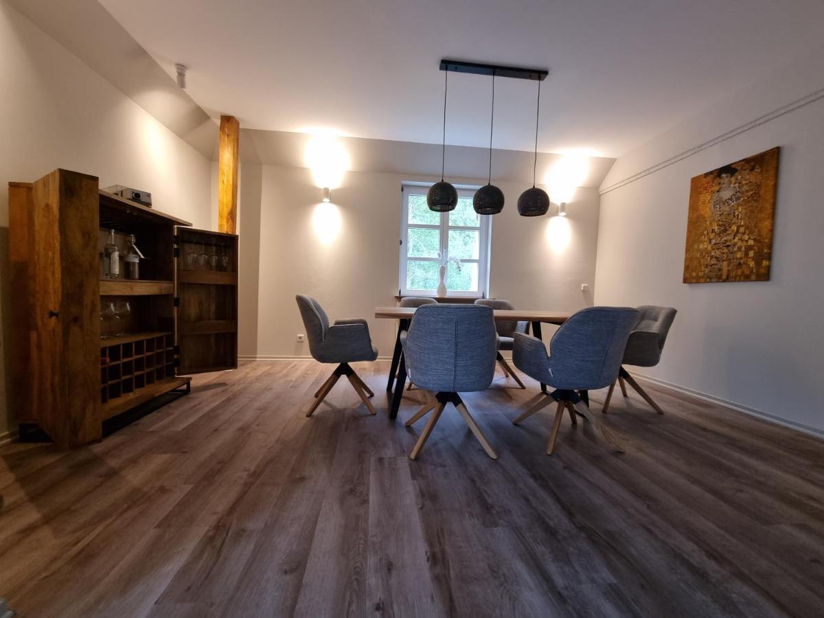 5 Sterne Bahnhoftraum, Appartement "Waldliebe" 133Qm, Grosse Terrasse 70Qm, Qr Code Scannen Fuer Virtuellen Rundgang, Premium Ausstattung Braunfels Bagian luar foto