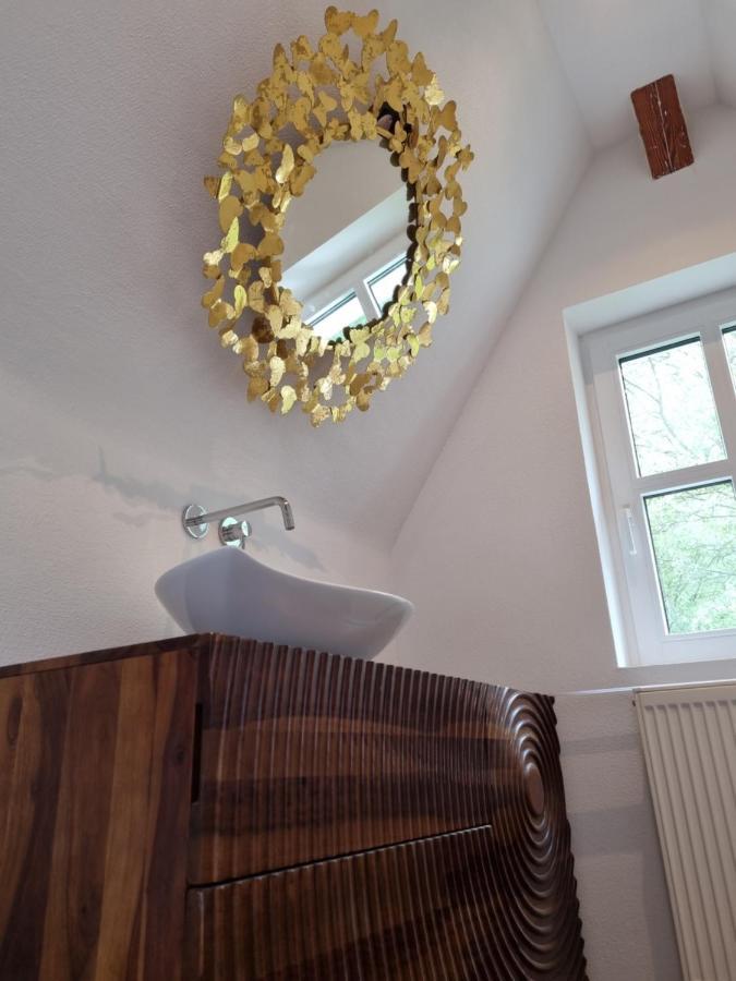 5 Sterne Bahnhoftraum, Appartement "Waldliebe" 133Qm, Grosse Terrasse 70Qm, Qr Code Scannen Fuer Virtuellen Rundgang, Premium Ausstattung Braunfels Bagian luar foto