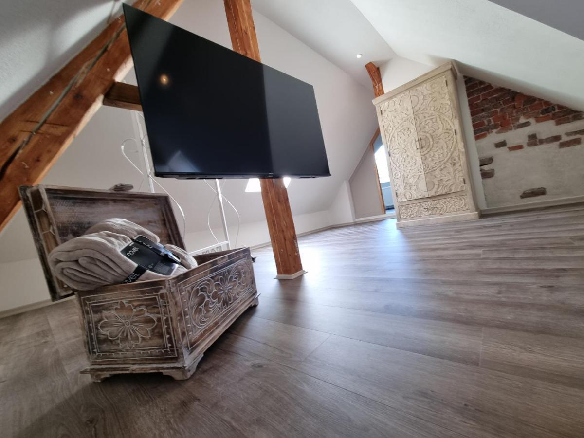 5 Sterne Bahnhoftraum, Appartement "Waldliebe" 133Qm, Grosse Terrasse 70Qm, Qr Code Scannen Fuer Virtuellen Rundgang, Premium Ausstattung Braunfels Bagian luar foto